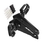 Motorcycle Folding Rear Foot Pegs Footrest Passenger Accessories For HONDA X-ADV 750 X ADV 750 XADV750 XADV 750 2021 2022 Decorate (Color : Black 1)