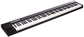 Alesis Q88 MKII - 88 Key USB MIDI Keyboard Controller with Full Size Velocity Sensitive Semi-Weighted Keys and Music Production Software Included