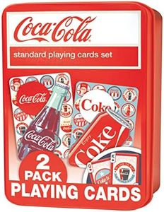 MasterPieces Coca Cola - 2 Pack Playing Cards - Tin Packaging