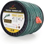 A ANLEOLIFE 3-Pound Heavy Duty Twisted .095-inch-by-1181-ft Dual Core String Spiral Trimmer Line Spool,with Bonus Line Cutter