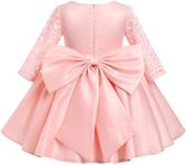 IDOPIP Flower Girl Satin Bowknot La