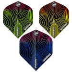 WINMAU Prism Bright Alpha Solar Dart Flight Set - 3 set per pack (9 Flights in Total)