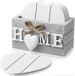 Coasters for Drinks, Wooden Heart C