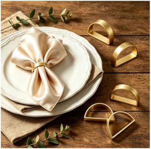 Napkin Rings Set of 40 Gold Napkin Holder Buckles