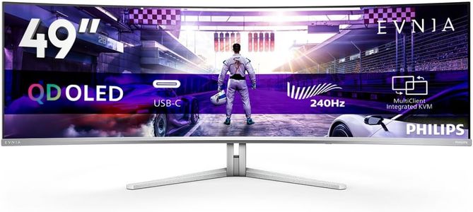Philips Evnia 49" Curved OLED Gaming Monitor – DQHD, 240Hz, HDR400, USB-C