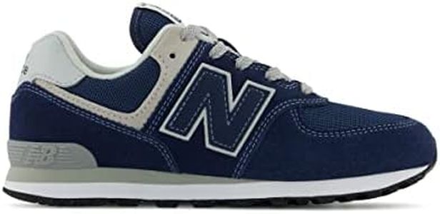 New Balance Homme 574 Sneaker, Navy, 38.5 EU