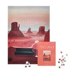 Printworks Art Lover Book Puzzle – 1000 Piece, Lounge - Beautiful & Fun Jigsaw Puzzles for Adults - Thick and Study Pieces