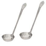 4 Ounce Stainless Steel Soup Serving Ladle - Pack of 2