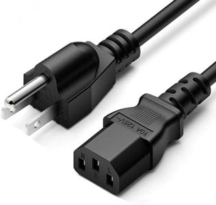 6FT 3 Prong Power Cord Cable for LG TV 42LF11 42LG20 42LG30 42LG30DC 42LG50 42LG70 42LK450 42LK550 42LK520 32LV2500 42CS570 55LW5600 55LW5300 55LW5700 55LW6500 32LG30 5FTReplacement AC Power Cord
