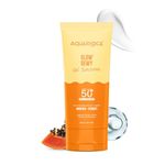 Aqualogica Glow+ Dewy Gel Sunscreen - 80 g | SPF 50+ PA++++ | In-Vivo Tested | New-age Filters | 12-Hour* Sun Protection | Tan Protection | For Bright & Hydrated Skin | Fragrance-Free & No White Cast | C-Hyaluron Complex™ & Papaya | Broad Spectrum UVA/B & Blue Light Protection | Lightweight | For Men & Women