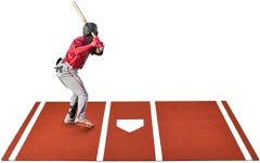 DWVO Baseball Batting Mat, 12 x 6 F