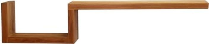 AquaTeak Manada™ Contemporary Teak Floating Wall Shelf