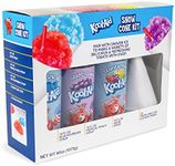 Kool-Aid Snow Cone Syrup Party Kit, Shaved Ice, Comes With Straws, Cups, Spoons, Flavors Of Tropical Punch, Grape, Blue Raspberry, Fun For Kids, Celebrations, Gifting, Multicolor