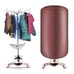 Portable Electric Clothes Dryer,Home Dorms Hot Air Machine Stand Rack Clothe Dryer Heated Foldable 15kg Drying Rack Airer with Timer for Apartments RV Travel