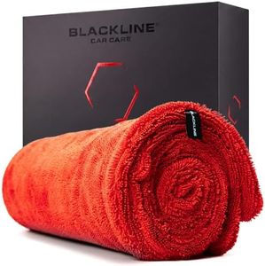 Blackline Microfiber Car Drying Towel 24"x36", 1300GSM Twisted Loop