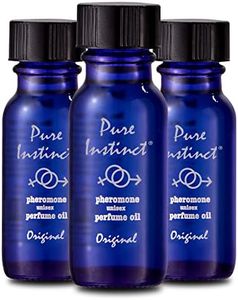 Pure Instinct (3-Pack - The Original Pheromone Infused Essential Oil Perfume Cologne - Unisex Attracts Men and Women - TSA Ready