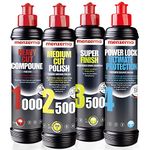 menzerna Heavy Cut 1000, Medium Cut 2500, Super Finish 3500, Sealant