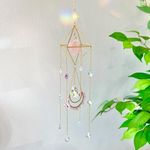 Crystal Suncatcher Rose Quartz, Sun