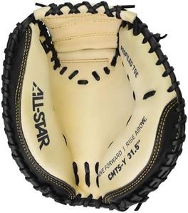 All-Star Top Star Series Catching Mitt - Right Hand Throw, Youth - Baseball Glove, Catchers Mitt