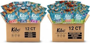 Kibo Lentil Chips Variety 12-Pack and Veggie Chips Variety 12-Pack