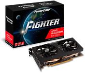 PowerColor Fighter AMD Radeon RX 6600 Graphics Card with 8GB GDDR6 Memory, (AXRX 6600 8GBD6-3DH)