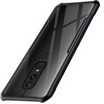 TheGiftKart Shockproof Clear Back Cover Case for OnePlus 6 | 360 Degree Protection | Hard Transparent Back Cover Case for OnePlus 6 (PC & TPU, Black Bumper)