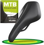 VELMIA Bike Seat 100% Waterproof I Bicycle Seat with Ergonomic Design - Bike Seats for Men and Women - Perfect for Trek Bikes & Peloton I Mountain Bike seat, Bike Saddle