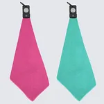 Playing It Forward Magnetic Golf Towel for Golf Bags with Clip for Men & Women, Waffle Weave Microfiber Towel with Industrial Strength Magnet for Strong Hold to Golf Carts or Clubs, Set of 2