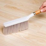 Deoxys Long Bristle Plastic Cleaning Brush for Household Upholstery (Standard Size, Random Colour),