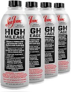 Sea Foam High Mileage Motor Treatment Gas & Oil Additive, HM16, 16 oz, Pack of 4