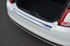 Chrome Bumper Protector Sill Trim Cover To Fit 500 (2007+)