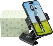 Record Your Golf Swing | The SwingScout | Golf Bag Phone Holder | Easy to Use Clip to Your Golf Bag | No Other Equipment Needed | Quick to Setup | Compatible with Any Cellphone | Perfect Golf Gift