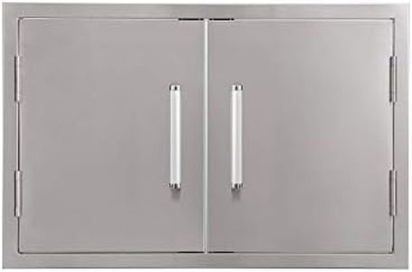 Bonfire Outdoor Kitchen Double Access Door, 30x19 Inch, 304 Stainless Steel, CBADD
