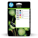 HP 6ZC70AE 963 Original Ink Cartridge, Black/Cyan/Magenta/Yellow, Multipack