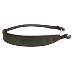 TOURBON Non-slip Rifle Gun Sling Hunting 1680D Neoprene Padded Adjustable Gun Straps - Green … (With Swivels)