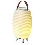 Kooduu Synergy 35 - Bluetooth Speaker - Dimmable Design LED lamp, Drinks Holder - Music Player, Wine Cooler and Mood Light for Indoor & Outdoor