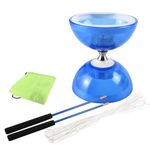 SagaSave Triple Bearing Yoyo Diabolo Toy with Professional Pole, Durable Transparent Cups