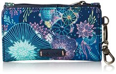 Sakroots Women's Eco-Twill Encino Essential Wallet, Royal Blue Seascape, One Size