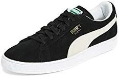 PUMA Select Men's Suede Classic Plus Sneakers, Black/White, 10 Medium US