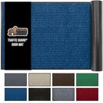 Gorilla Grip Original Low Profile Rubber Door Mat, 35x23, Heavy Duty, Durable Doormat, Indoor and Outdoor, Waterproof, Easy Clean Shoe Scraper, Home Rug Welcome Mats for Entryway, Patio, Porch, Blue