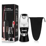 Ecooe Quick Wine Aerator Decanter for Aerating Wine with Steady Stand and Travel Pouch