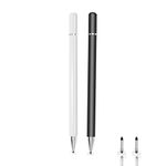 (2-Pack) Stylus Pen for Touchscreen, Touchscreen stylus compatible with all phones/tablets, stylus for tablets compatible with iPad/iPhone/Android/Xiaomi/Lenovo/Samsung/Huawei/Surface