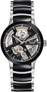 Rado Men's Centrix Open Heart Swiss Automatic Watch, Black/Stainless (R30178152)