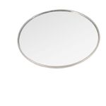 uxcell Car 95mm Convex Round Side Rearview Spot Mirror Silver Tone