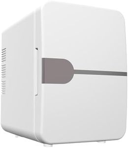 Compact Refrigerator Mini Fridge Little Tiny Fridge Makeup Fridge Portable Thermoelectric Cooling and Warmer for Foods Office, White