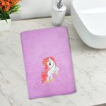 MAXOSHINE Microfiber Kids Bath Towels Quick Dry Super Absorbent Super Soft Bath Towel for Babies Toddler-Baby Towel for Boys and Girls (Purple (Unicorn Design), Pack of 1)