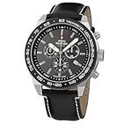 Swiss Military Mens Analogue Swiss-Quartz Watch with Calfskin Bracelet SM34030.03