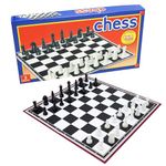 Classic Chess - Table Top Game for Children and Adults, Traditional Family Game, Foldable Board, Instructions Included (Chess)