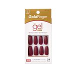 GoldFinger Gel Glam Ready-to-Wear Gel Manicure 24 Nails (GFC10)