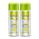 Tetmosol Anti-fungal Dusting Powder - for daily use - fights skin infections, prickly heat, itching - Pack of 2 (2x100gms)